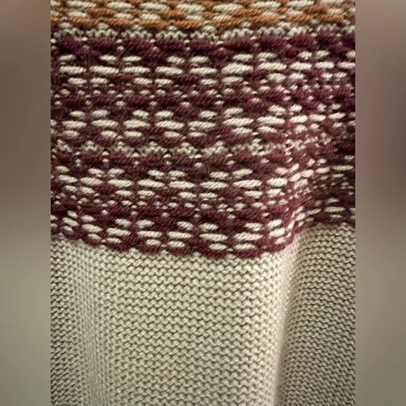 Kuhl Lucia Stone Fair Isle Sweater Dress Size XL - Picture 12 of 16